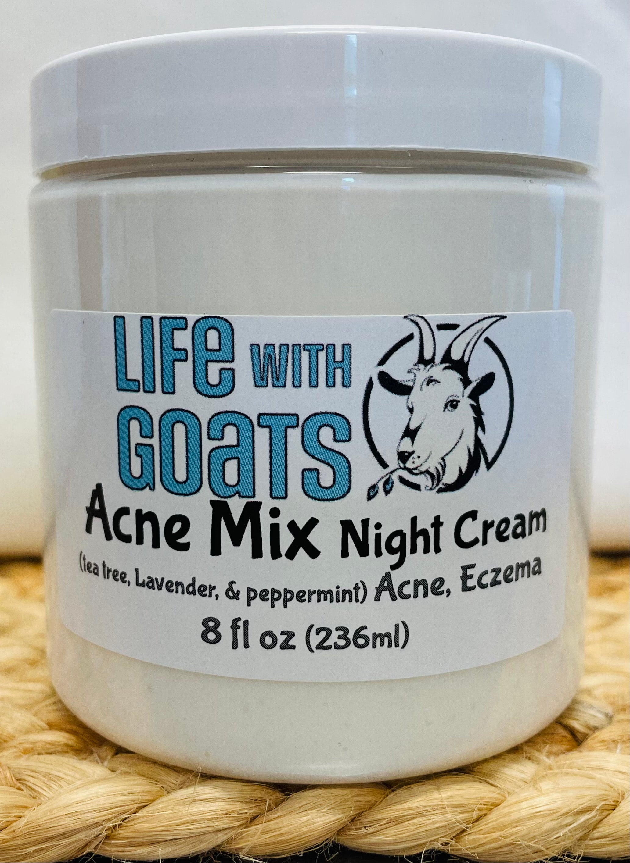 Acne Goat Milk Night Cream and Body Lotion | Life With Goats- Goat
